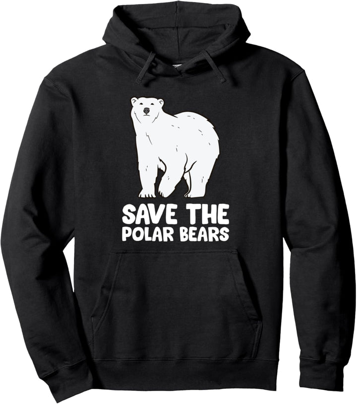 Retten Sie die Eisbären. Pullover Hoodie