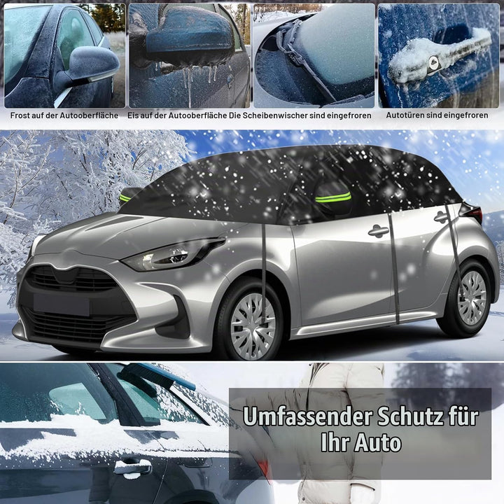 Halbe Autoabdeckung Ersatz für Toyota Yaris 2013-2024 XP150 Hatchback, Halbgarage, Verdickter Allwet