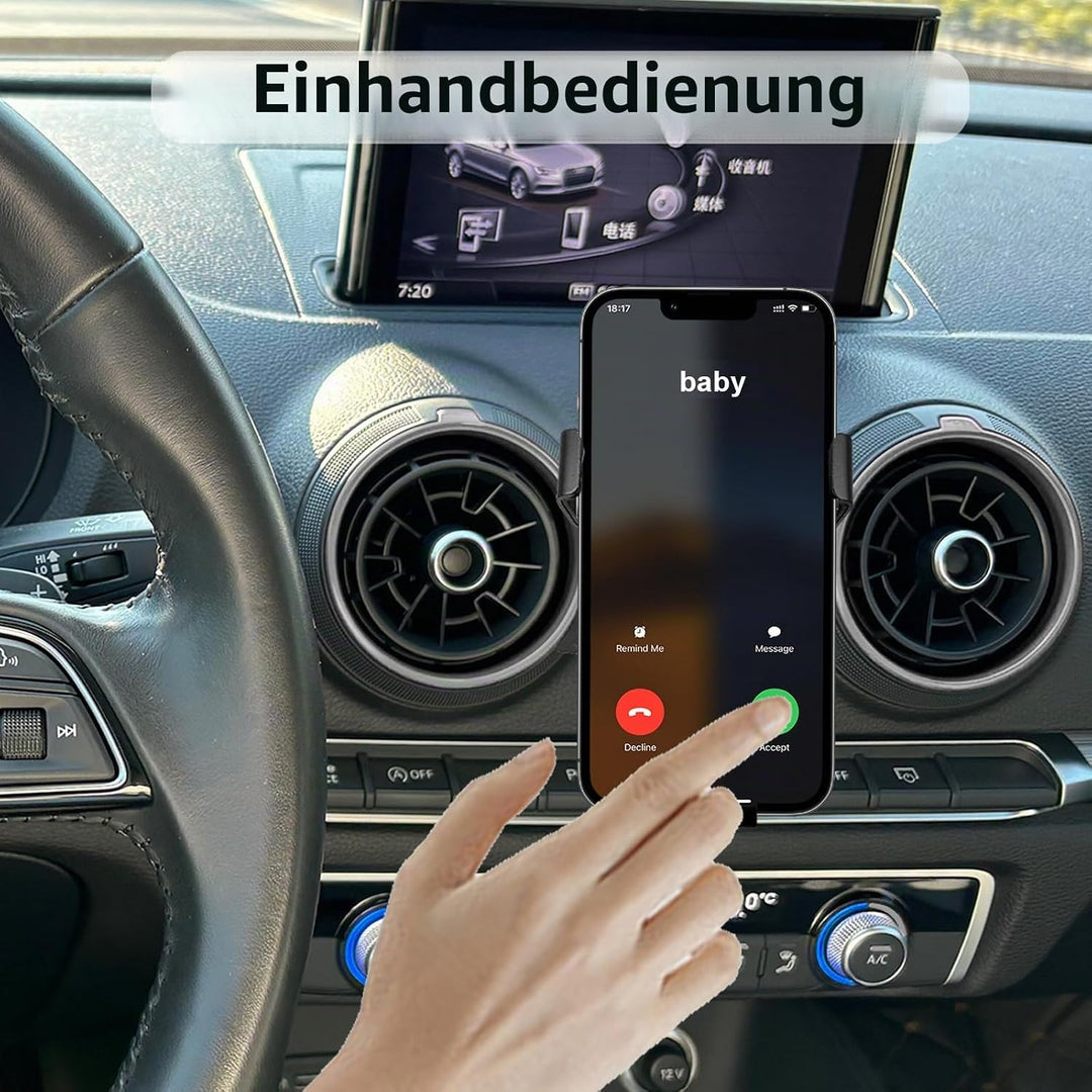Kfz Handyhalterung Auto für Audi A3 8V 2014–2019 Support de gravité T002, Support de gravité T002