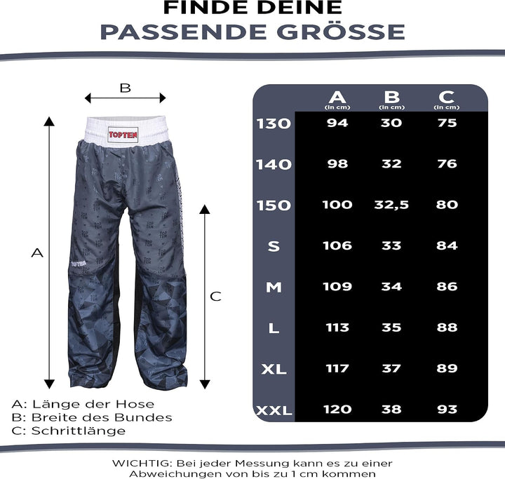 TOP TEN Kickboxhose „Prism“