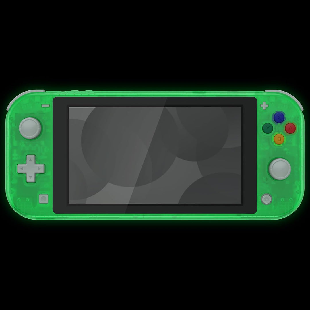 eXtremeRate Full Case für Switch Lite Console, DIY-Ersatz Gehäuse Hülle &amp; Tasten &amp; Schutzfolie Ersat