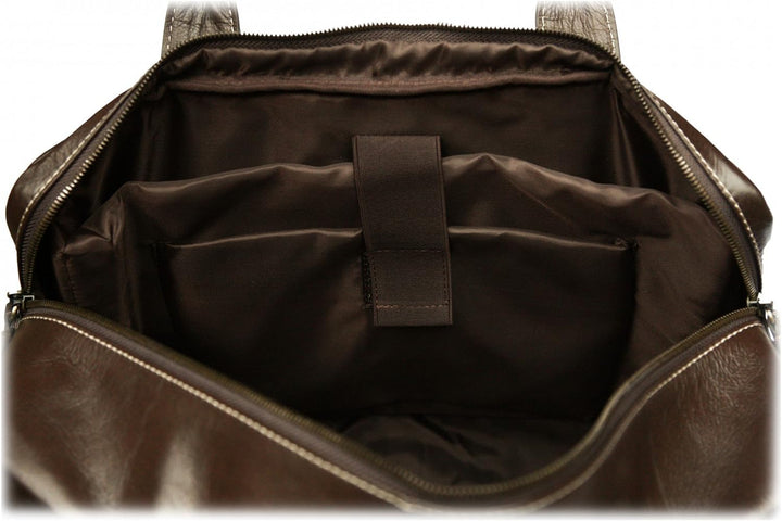 Enzo Design Aktentasche Braun Hellbraun Briefcase, Hellbraun