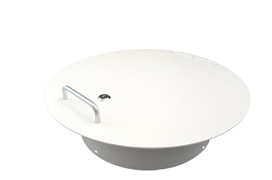 Wäscheabwurfschacht Einwurftür / Klappe / Deckel für Wäschesammler | Anschluss Ø 295mm | Model WSB-3
