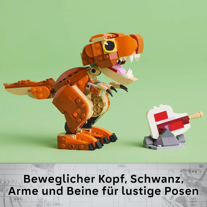 LEGO Jurassic World Little Eatie: T.Rex, Bauspielzeug für Jungen und Mädchen ab 7 Jahren, Bauset mit