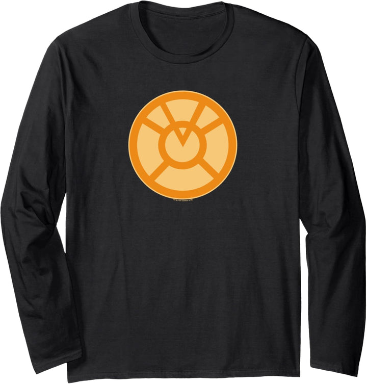 Green Lantern Orange Symbol Langarmshirt