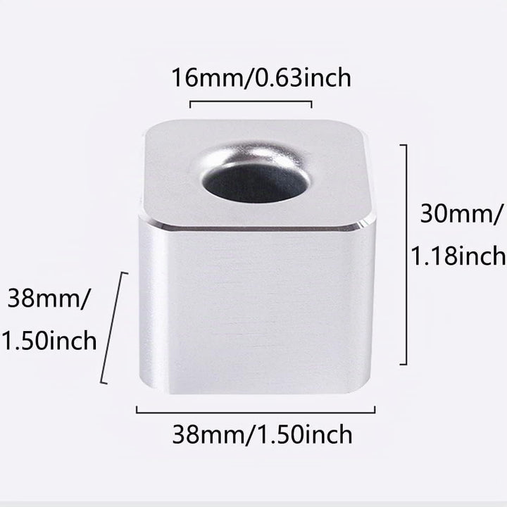 TopHomer Mini-Stifthalter für Schreibtisch, Aluminiumlegierung, Stiftständer, Desktop, kreative Verz