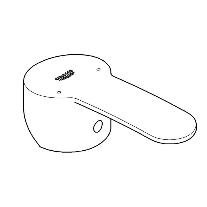GROHE Hebel (Original Ersatzteil, Langlebig, Robust, Herstellergarantie: 5 Jahre), Chrom, 46748000