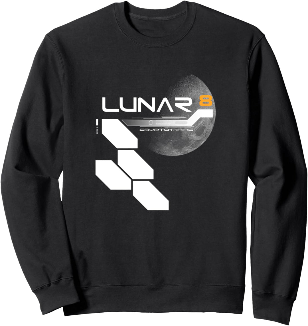 Lunar 8 Crypto Mining Sci Fi Sweatshirt