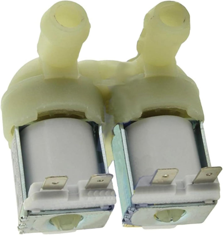SPARES2GO Magnet-Kaltwasserventil für Hoover-Waschmaschine (Doppeleinlass, 2-Wege, 180º) – Einbaulis