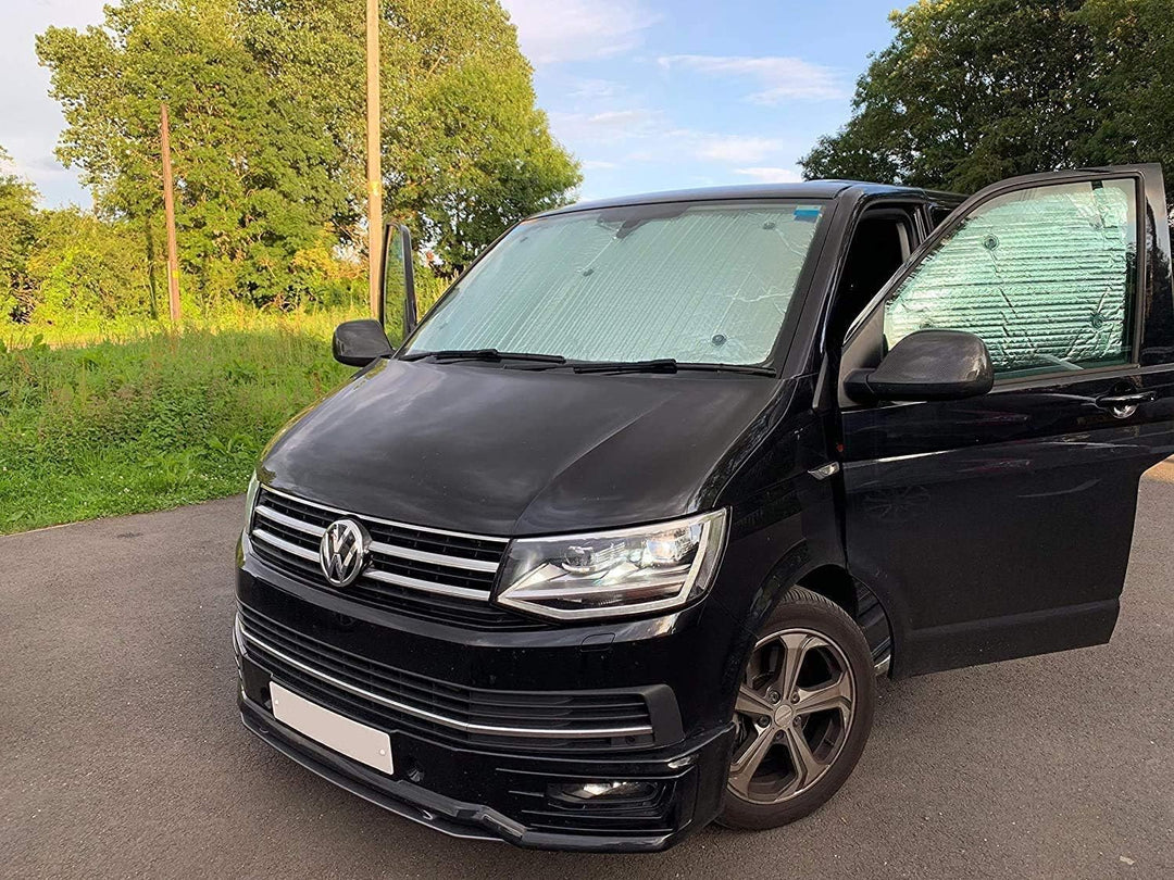 Doppelseitige Innenthermoblenden für den Mercedes Citan (Baujahr 2012 -Date) Frontset mit Ausschnitt