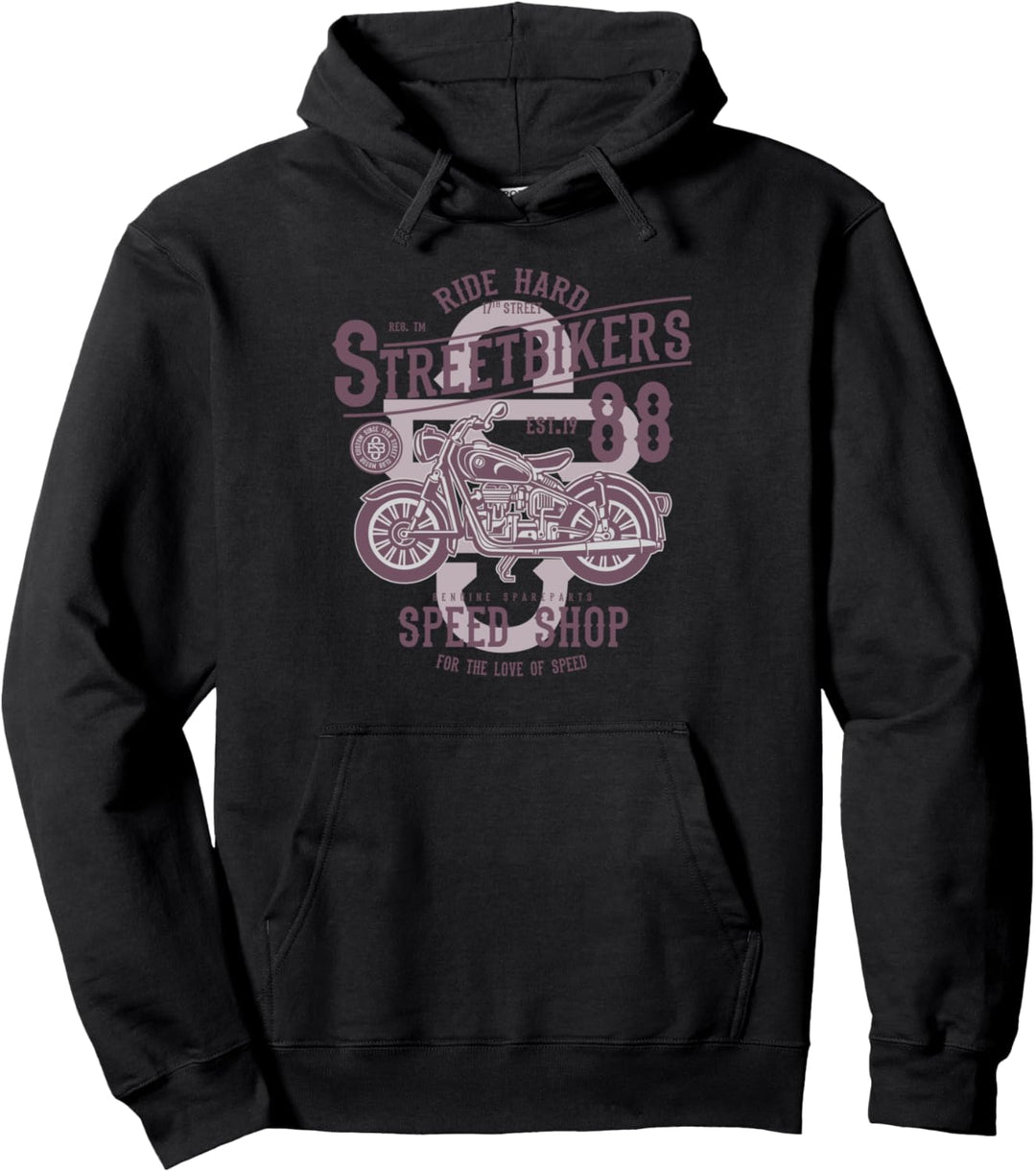Street-Bikers - Motorradfahrer und Biker Pullover Hoodie