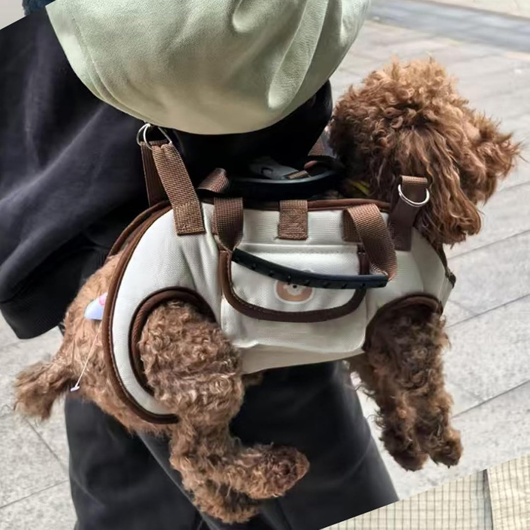 Hundetasche – Horizontale Hundetasche für den Aussenbereich, ergonomische, horizontale tragbare Aufb
