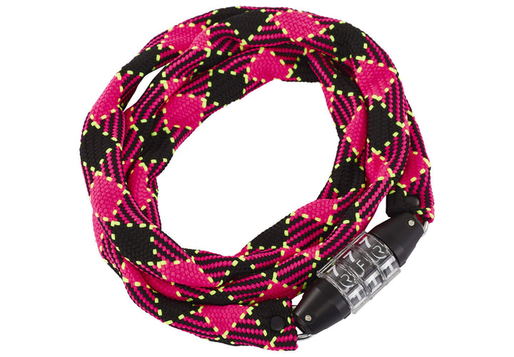 Junior Zahlen-Kettenschloss Kinder pink/schwarz