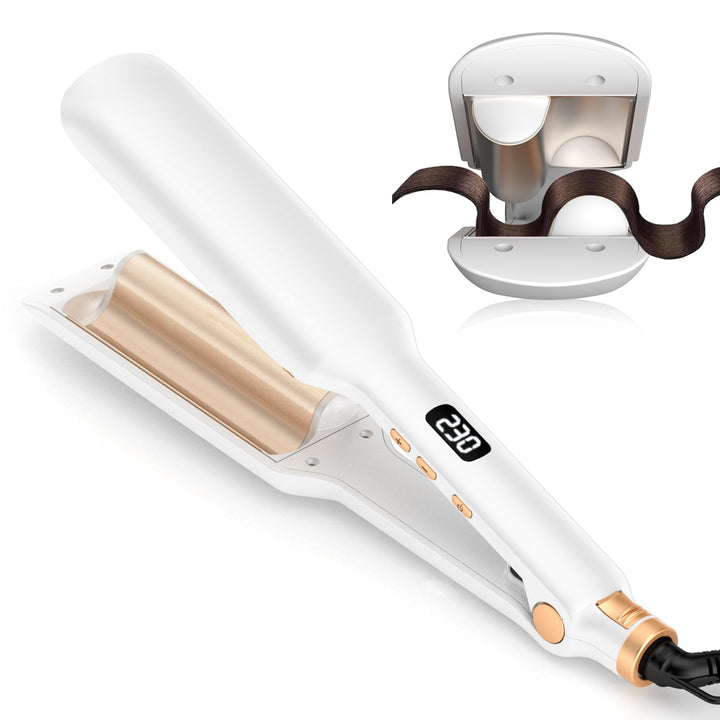 OKWRAP Beach Waves Lockenstab Grosse Locken, Welleneisen Für Haare, 32MM Deep Beachwaves Lockengerät