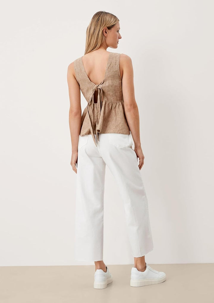 s.Oliver Damen Hose 7/8, 34 Creme 02z8