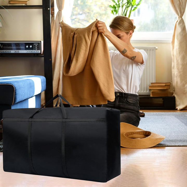 Aufbewahrungstasche,180 L Reisetasche Gross,600D Heavy-Duty Umzugstaschen Mit Reissverschlüssen Hand