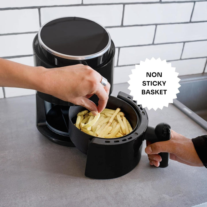Mellerware - Heissluftfritteuse Crunchy! 1230W | Multifunktionale mit 8 Programmen | Temperaturkontr
