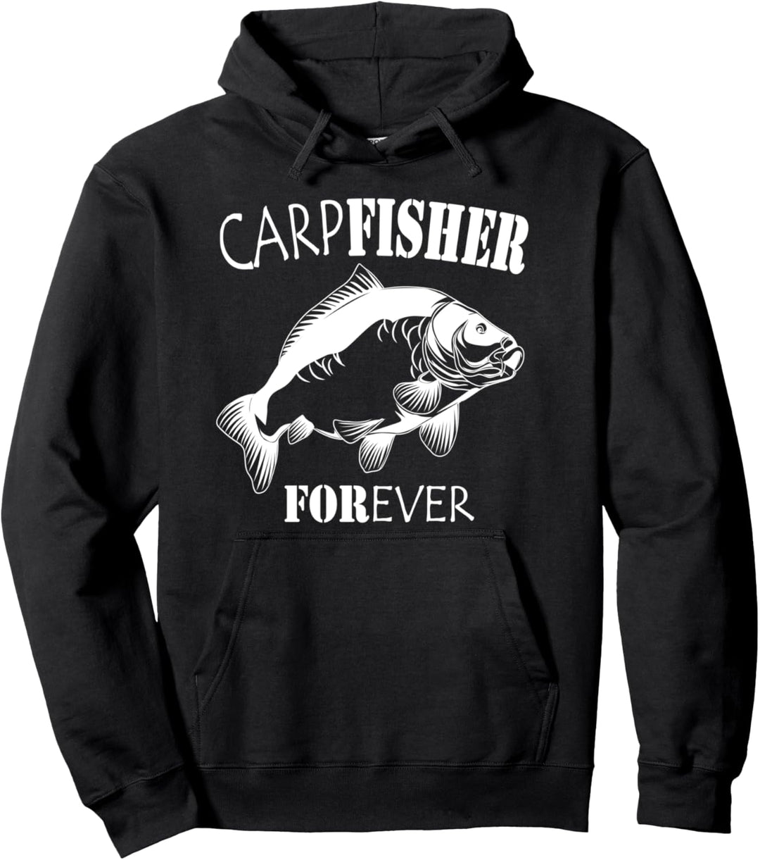 Karprfenangler für immer - Karpfen Angeln aus Leidenschaft Pullover Hoodie
