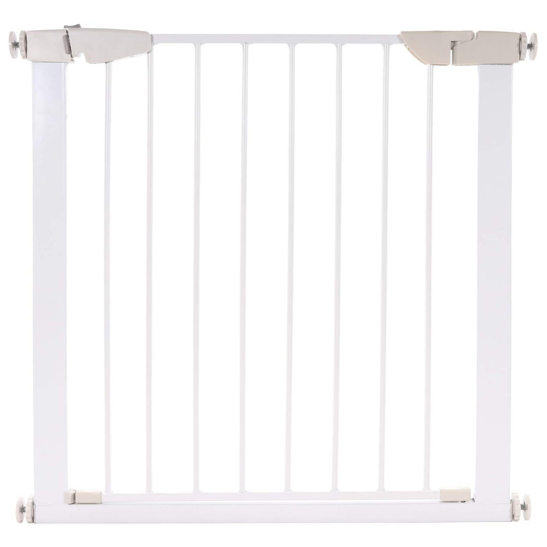 KIDIMAX Treppenschutzgitter (Modell 2022) 75-84 cm, ohne Bohren, Türschutzgitter für Kinder, Hunde u