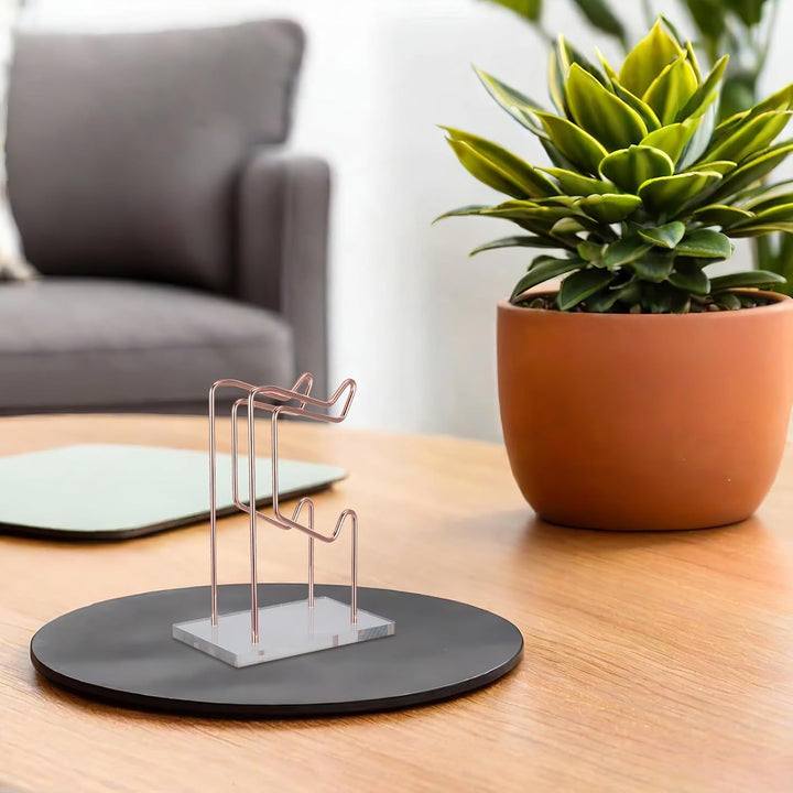 MAGICLULU Controller und Kopfhörerständer, 2-stufig aus Metall und Acryl
