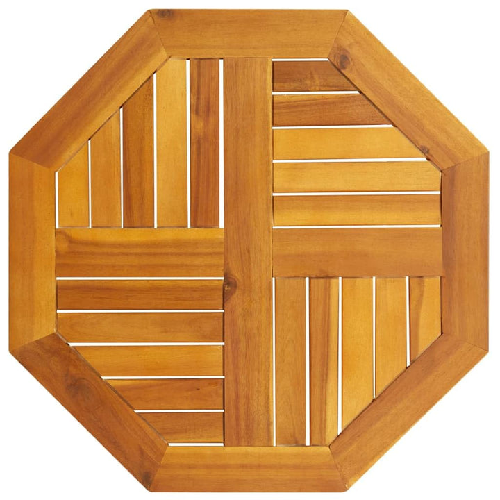 vidaXL Tischplatte - achteckig 60x60x2cm - Akazienholz massiv - Garten/Innenbereich