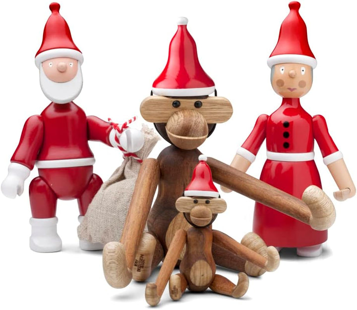 Kay Bojesen Weihnachtsfrau Figuren 19.5 cm Holzfiguren Originaldesign, rot, Weihnachtsfrau