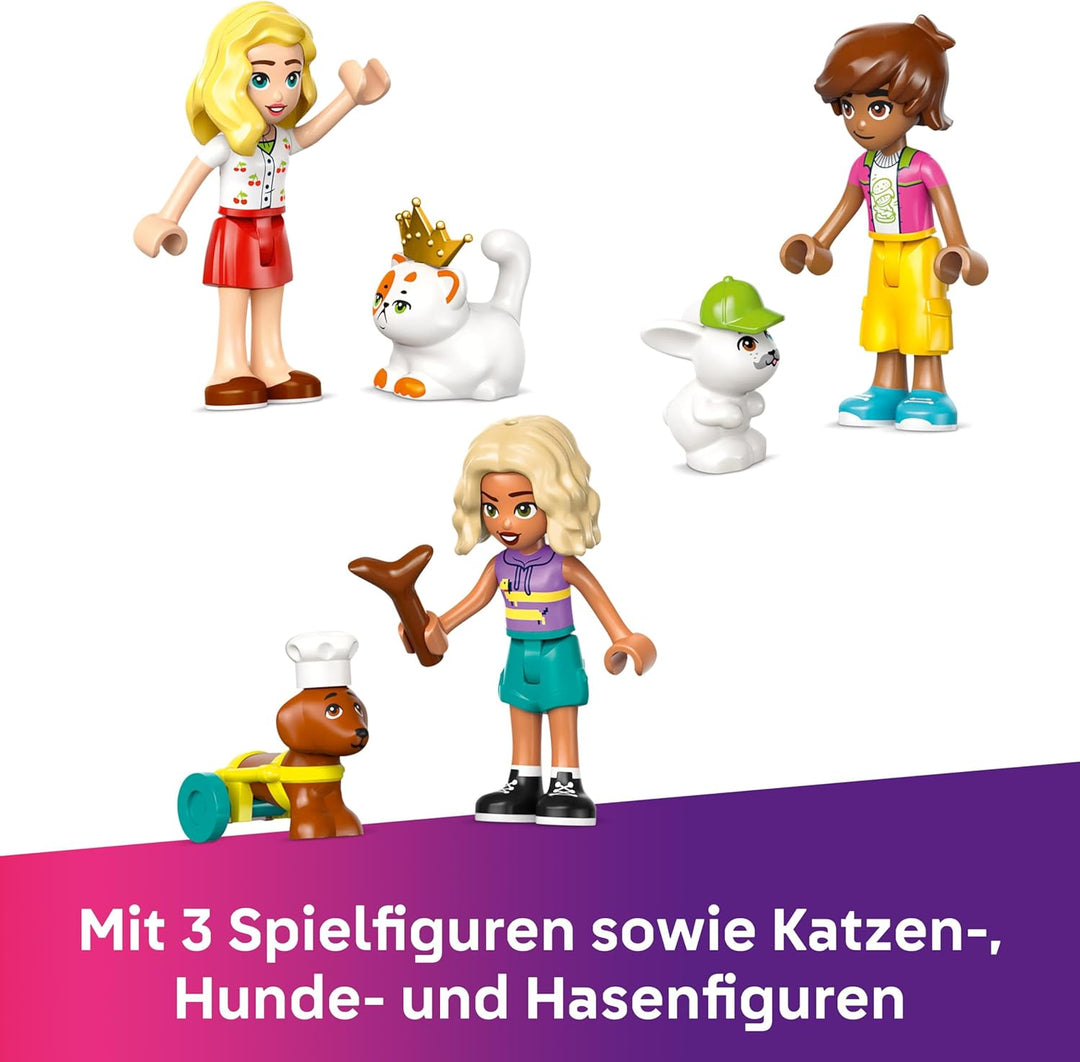 LEGO Friends Geschäft für Haustierzubehör - mit Hund, Katze und Kaninchen als Tierfiguren, 3 Minifig