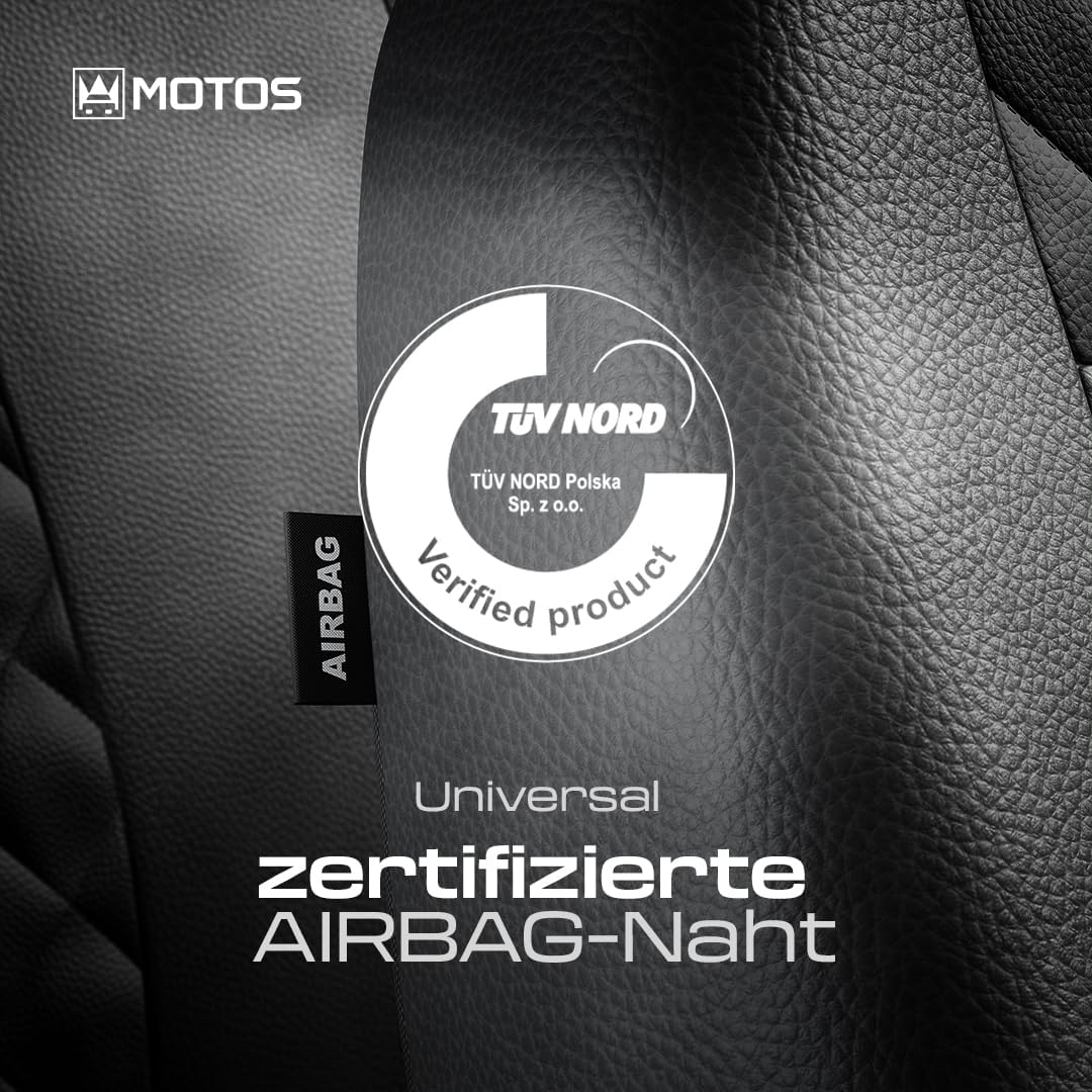MOTOS Universal-Sitzbezüge Auto für Suzuki Jimny Autositzbezüge mit aktivem Airbag-System, dreilagig