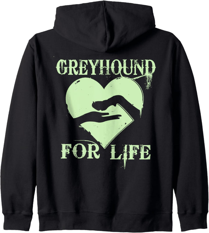 Greyhound-Hund | Greyhound For Life Kapuzenjacke