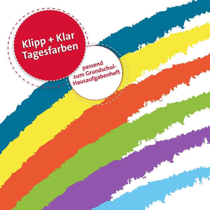 ROTH Klipp&amp;Klar Stundenplan Steck Fix - Tyrannosaurus, A3 - ideal für Jungen in der Grundschule, Din