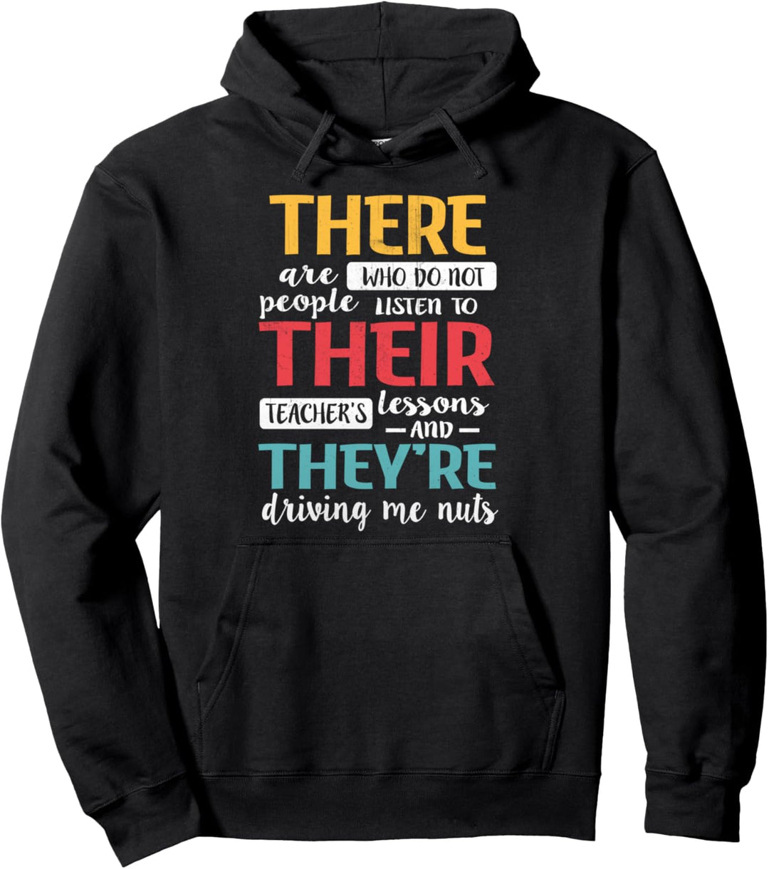 English Grammar Teacher Gift - There Their They&