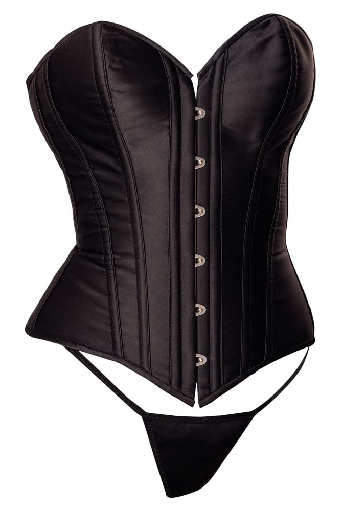 Orion Corsage-Set - verführerisches Dessous-Set für Frauen, mit Rio-String, Schnürung am Rücken, tie
