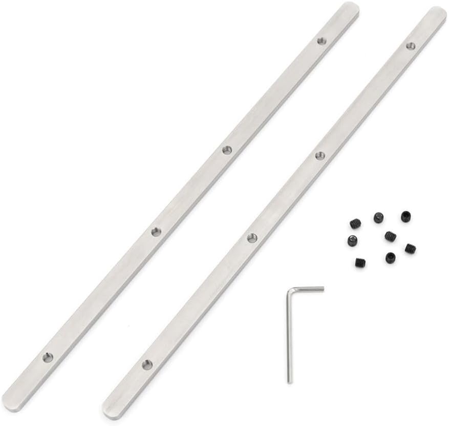 Führungsschienen-Verbindungsstück-Zubehör-Set 71358 für Kettensäge, lange Schnitte, Edelstahl-Lösung