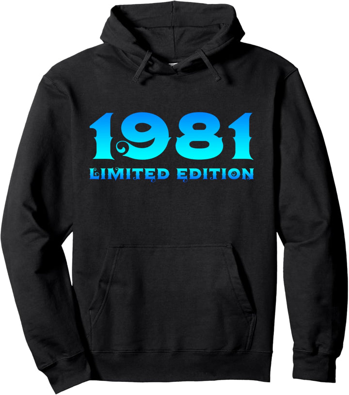 43. Geburtstag Mann Frau 43 Jahre 1981 Deko Lustig Geschenk Pullover Hoodie