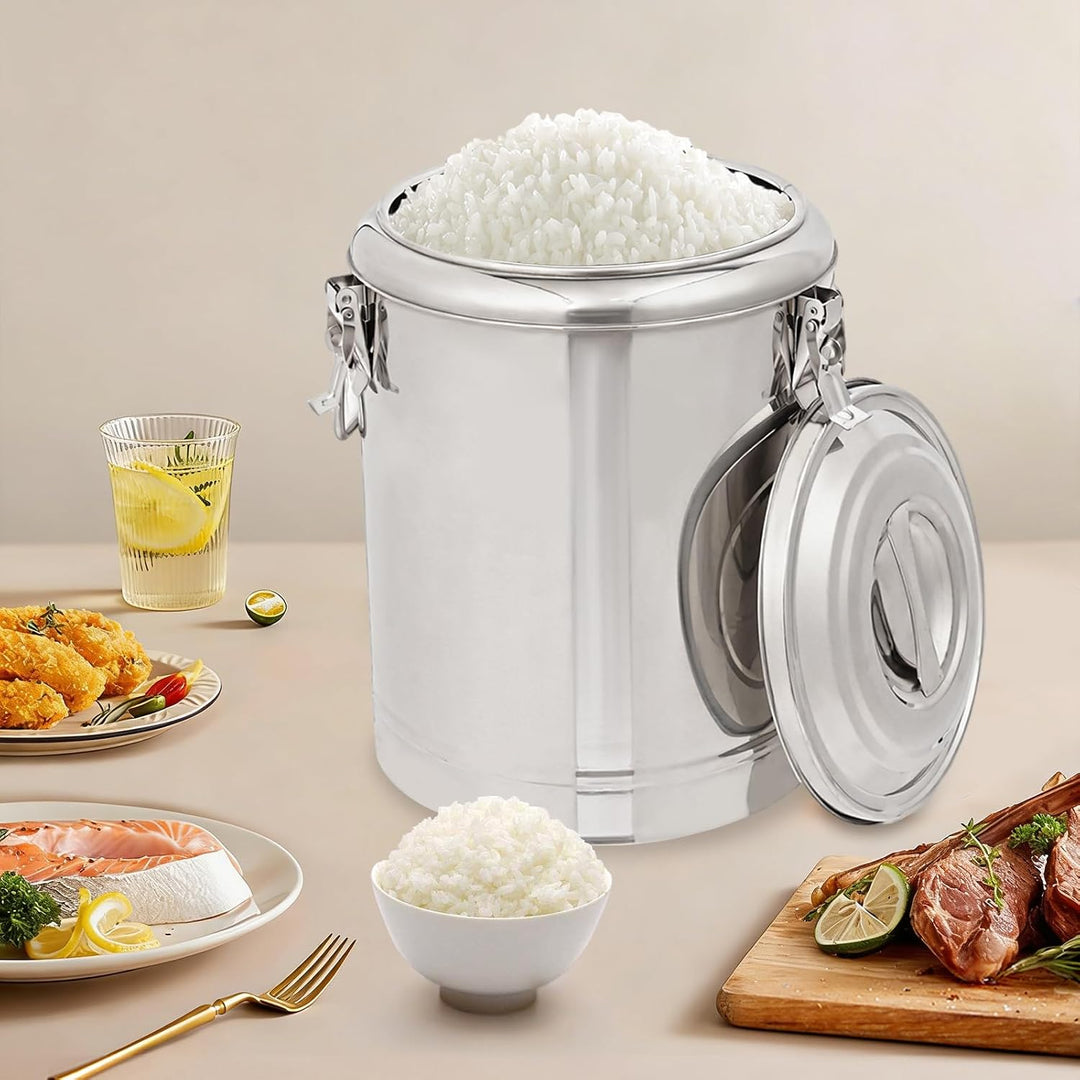 20L Edelstahl Isoliert Eimer, Thermobehälter, Isolierter Eimer, Isolierkanne, Thermobox, Warmhaltebe
