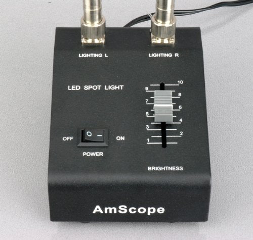 AmScope LED-6W Leistungsstarker 6 Watt LED Dual Swoseneck Lights Illuminator