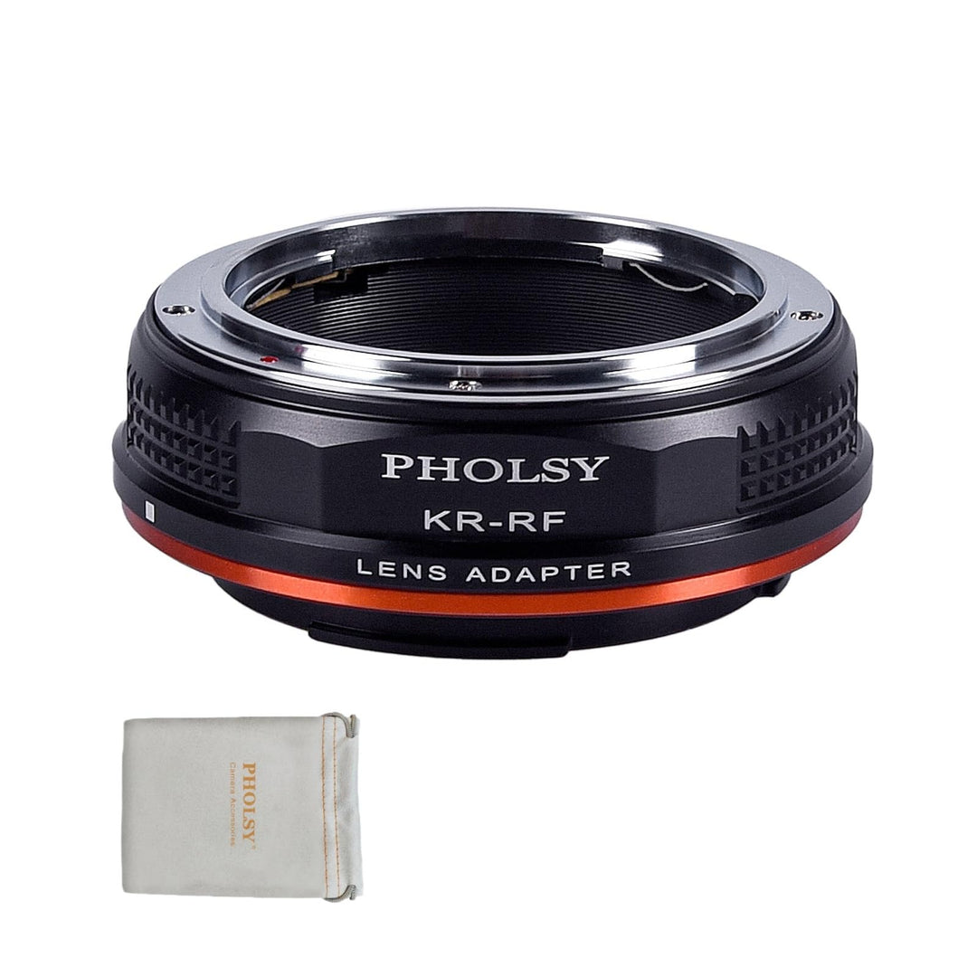 PHOLSY Manueller Objektivadapter: Kompatibel mit Konica AR Objektiv und Canon RF (EOS R-Type) Kamera