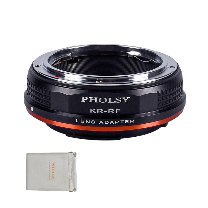 PHOLSY Manueller Objektivadapter: Kompatibel mit Konica AR Objektiv und Canon RF (EOS R-Type) Kamera