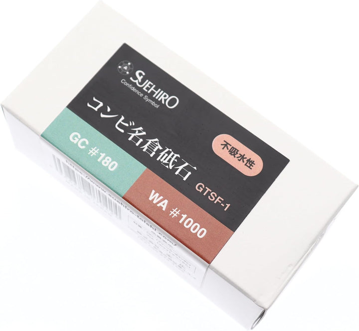 Stein Nagura, doppelseitig, Suehiro Körnung 180/1000, hergestellt in Japan, Polieren, Reinigen, Entz