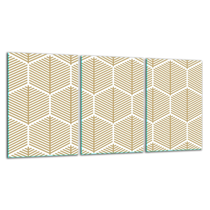 TMK | Herdabdeckplatten ceranfeld 3 Teilig 30x52 cm | Ceranfeldabdeckung Küche Elektroherd Induktion