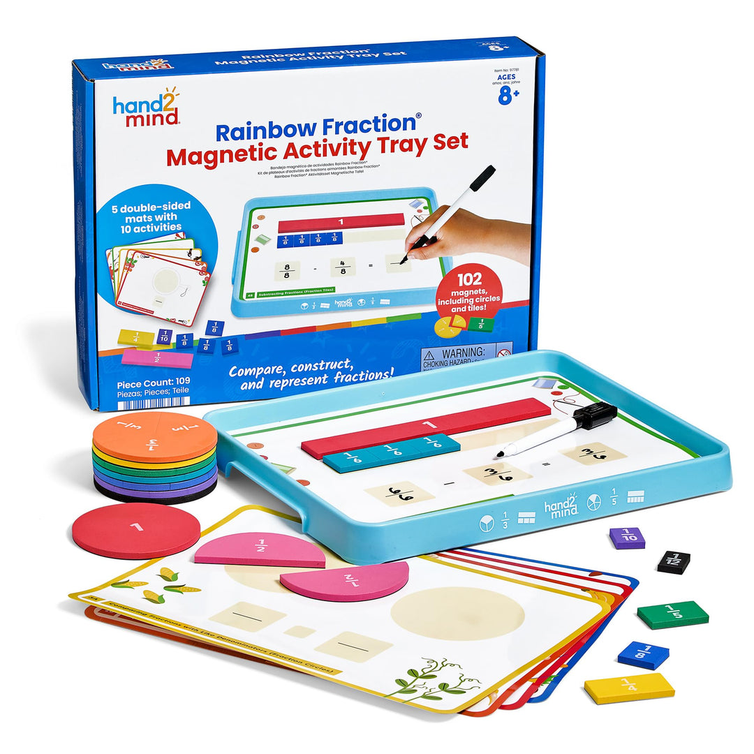 Learning Resources Rainbow Fraction Magnetisches Aktivitätsset