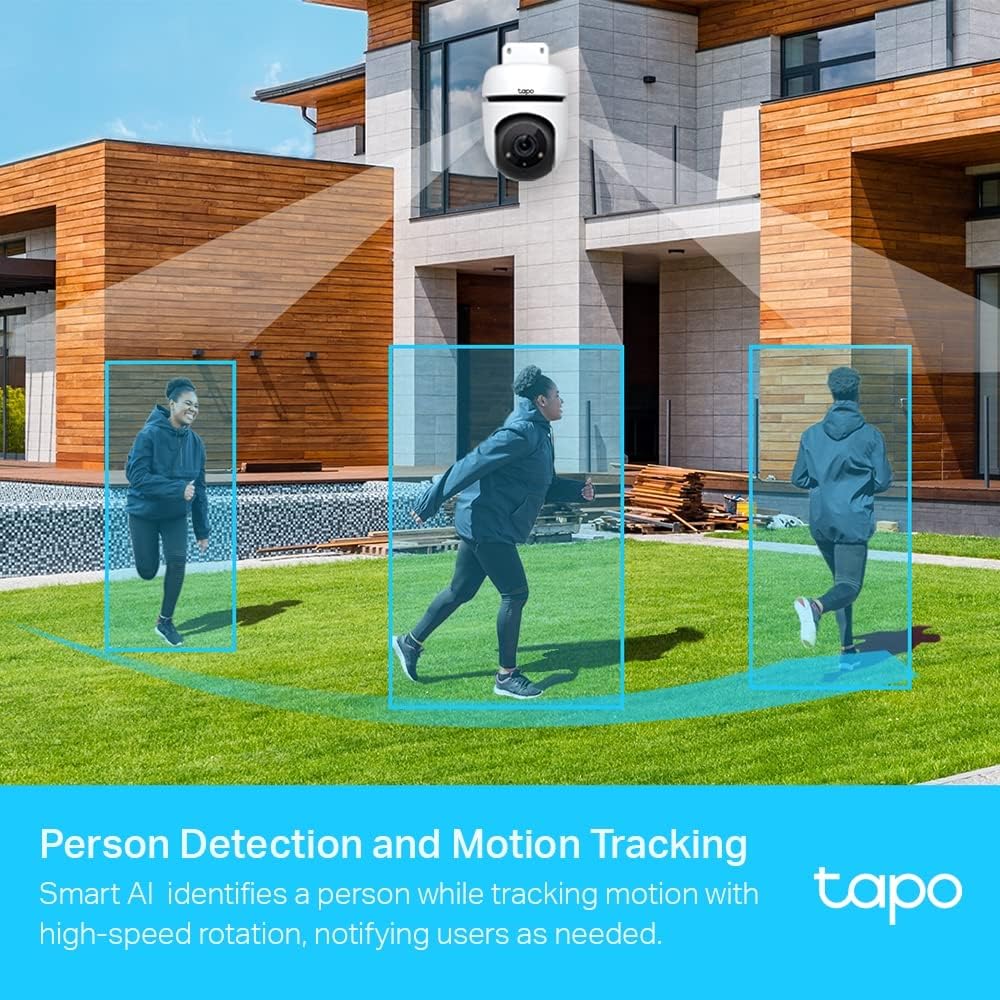 TP-Link Tapo C500 WLAN-Überwachungskamera für den Aussenbereich, 360 °, Auflösung 1080p, Bewegungser