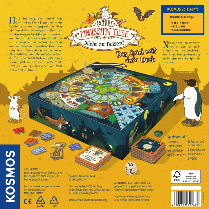 Kosmos 697679 Die Schule der magischen Tiere Nicht zu fassen! Das Spiel mit dem Dreh. Kinderspiel ab