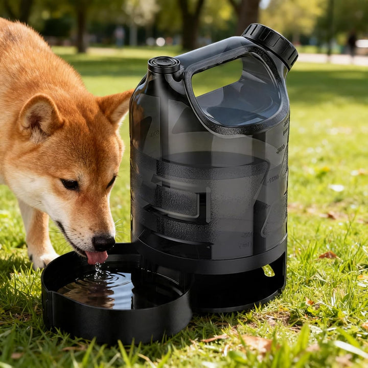 Hundetrinkflasche 2500ml Tragbare Wasserflasche für Hunde unterwegs