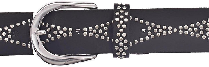 B.Belt Nietengürtel W75 Black