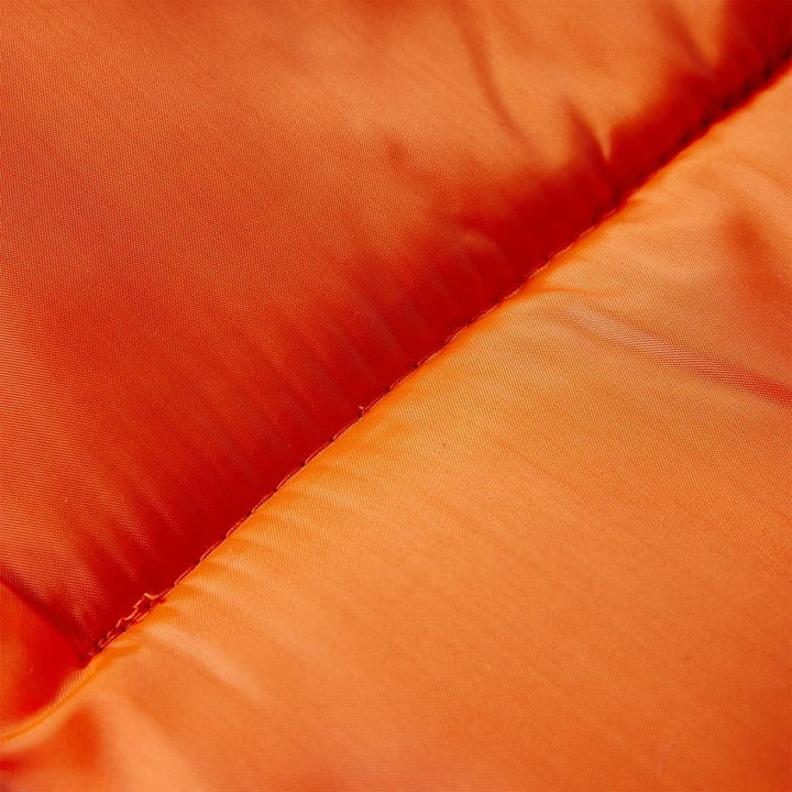 vidaXL Mumienschlafsack für Erwachsene Camping 3 Jahreszeiten Orange und Schwarz 1, Orange und Schwa