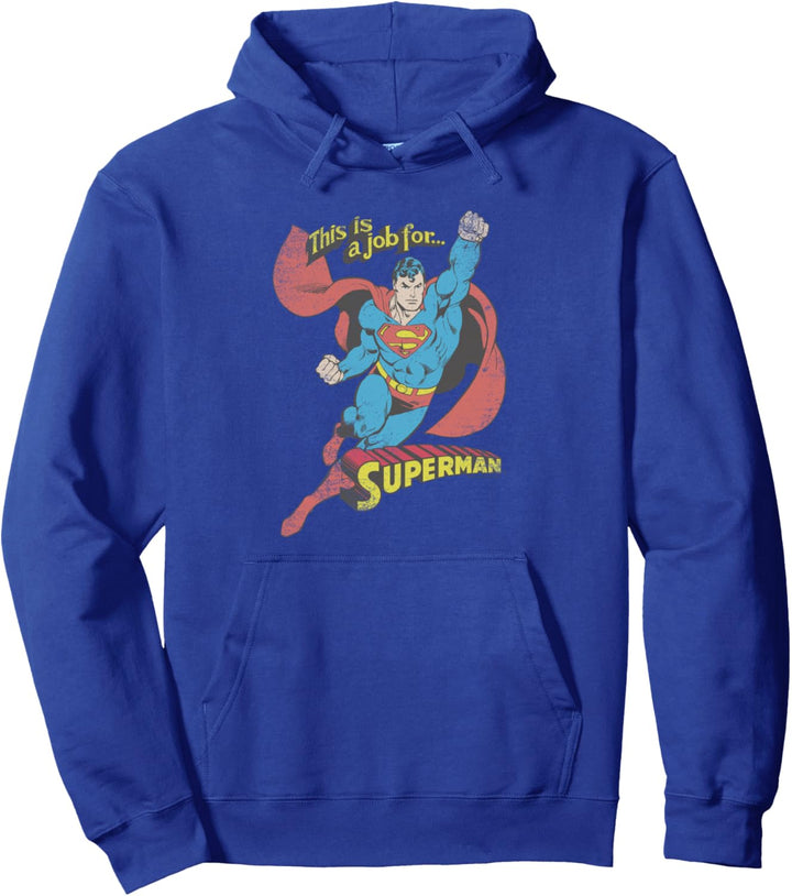Superman On the Job Pullover Hoodie