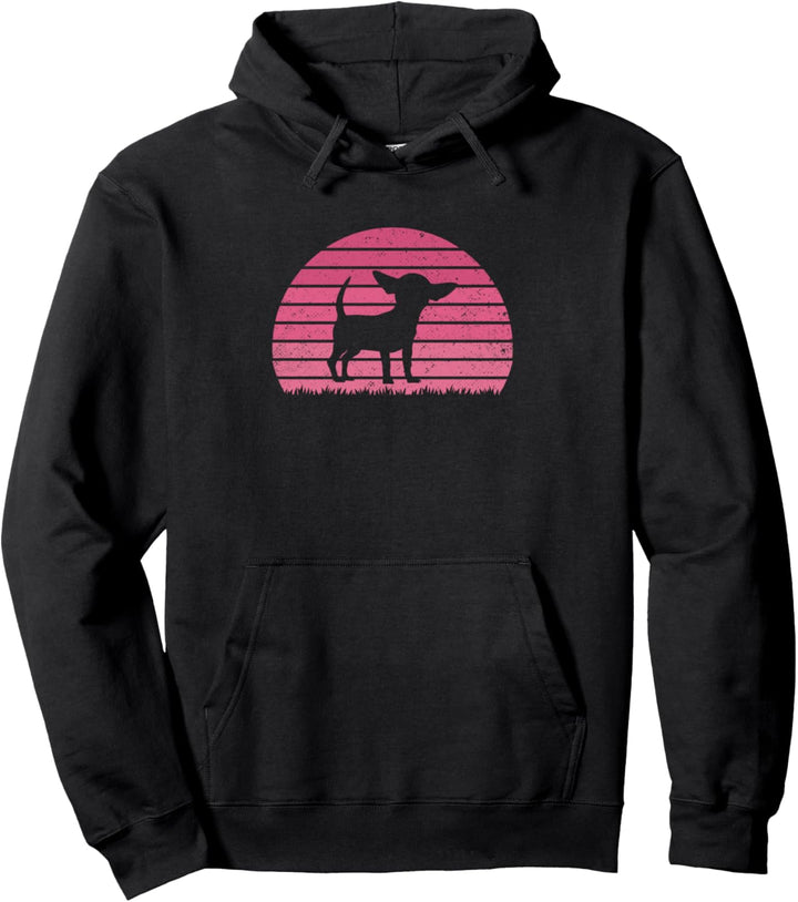 Chihuahua Mama Retro Chihuahuawelpen Pullover Hoodie