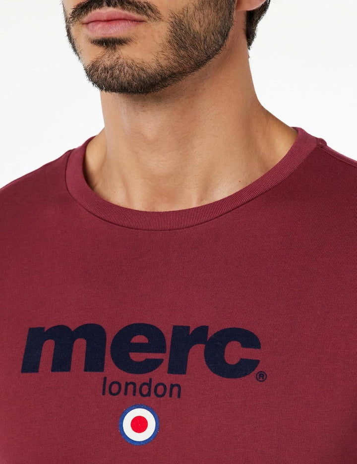 MERC Herren Brighton, T-Shirt T-Shirt XXL Burgunderrot, XXL Burgunderrot