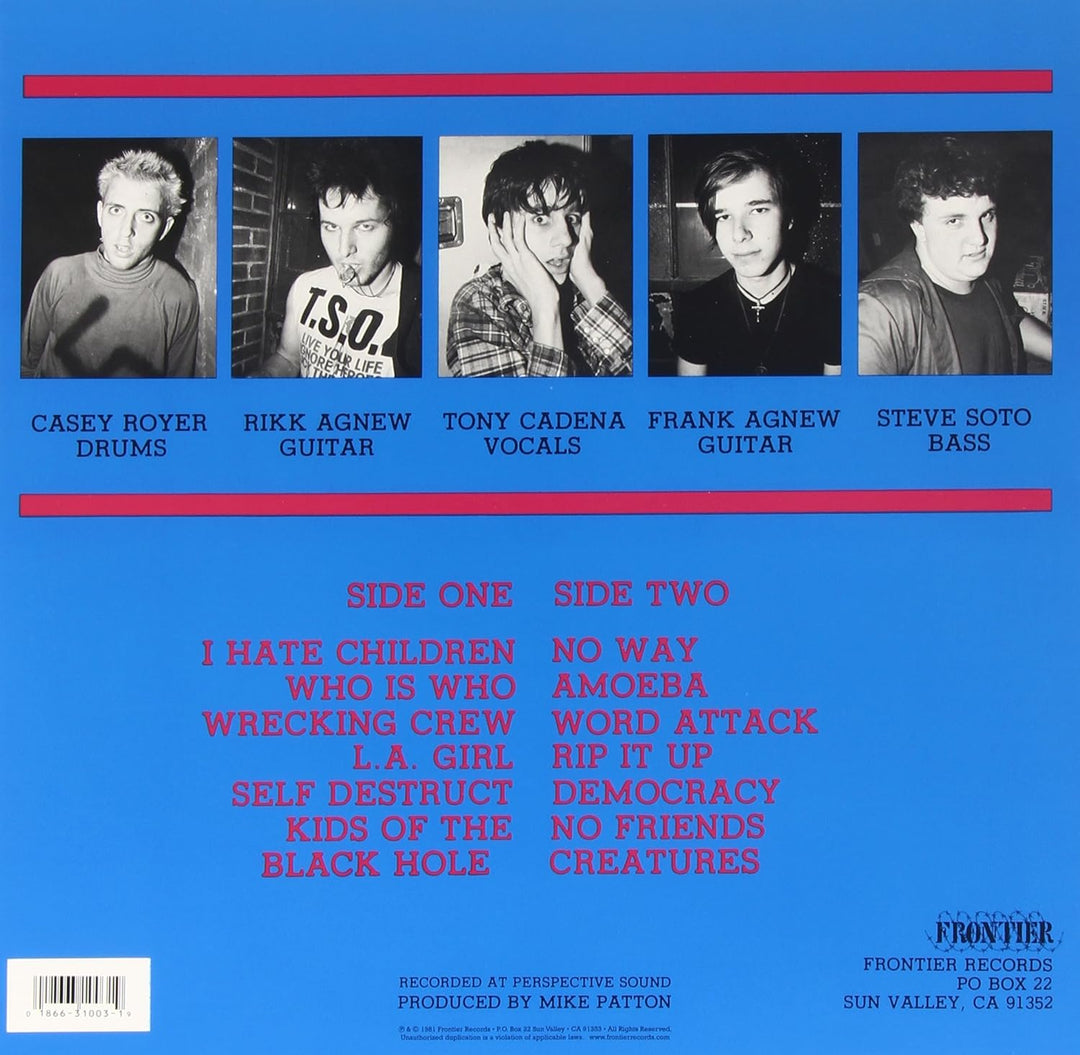 Adolescents, Vinyl